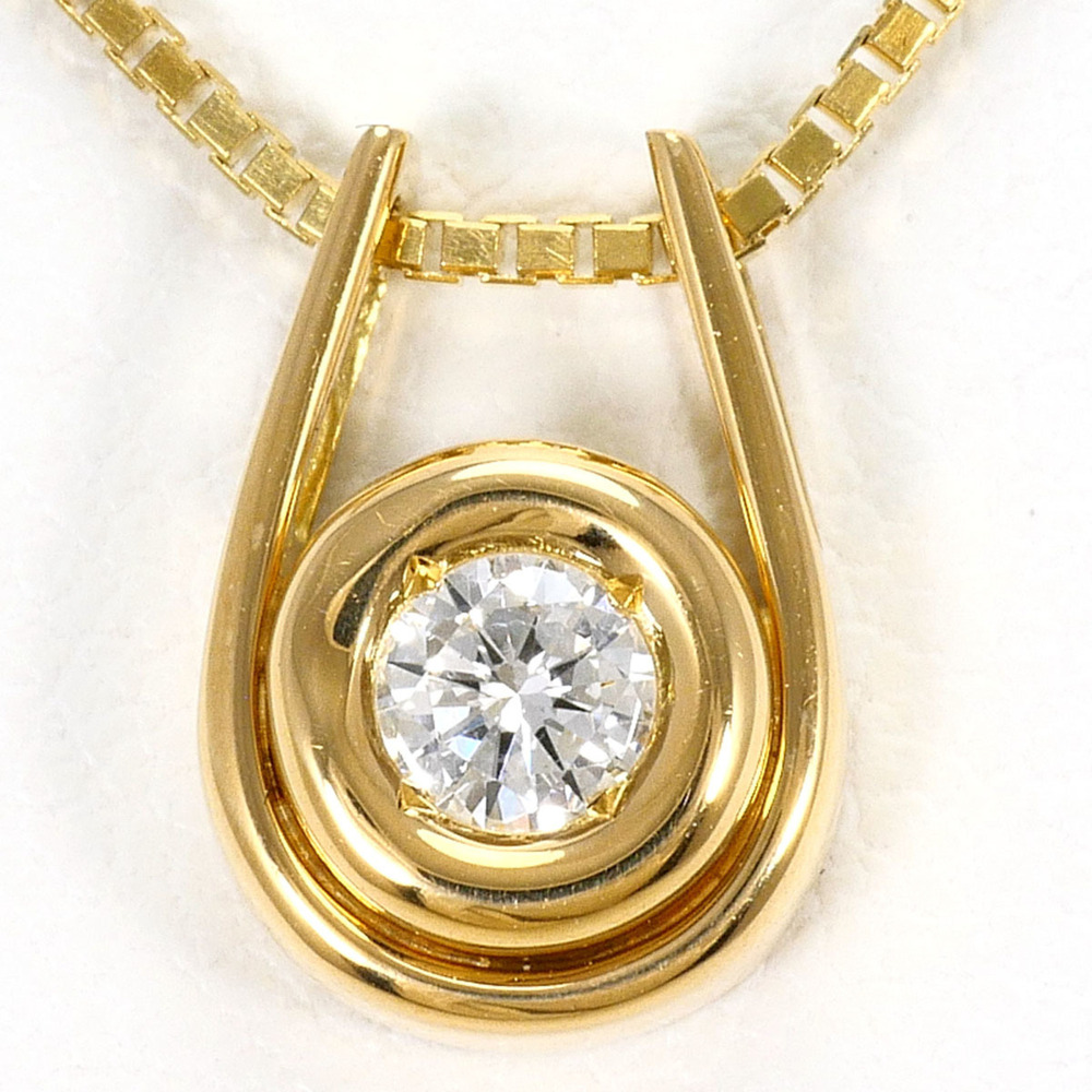 VINTAGE 18k Gold Diamond Necklace
